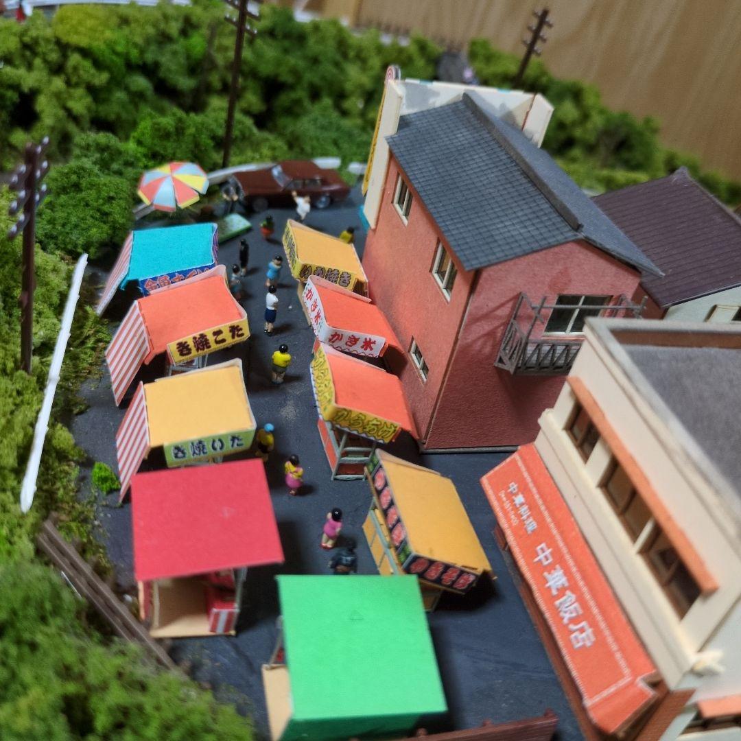 Nゲージ 鉄道模型 銚子電鉄の風景　夏祭り