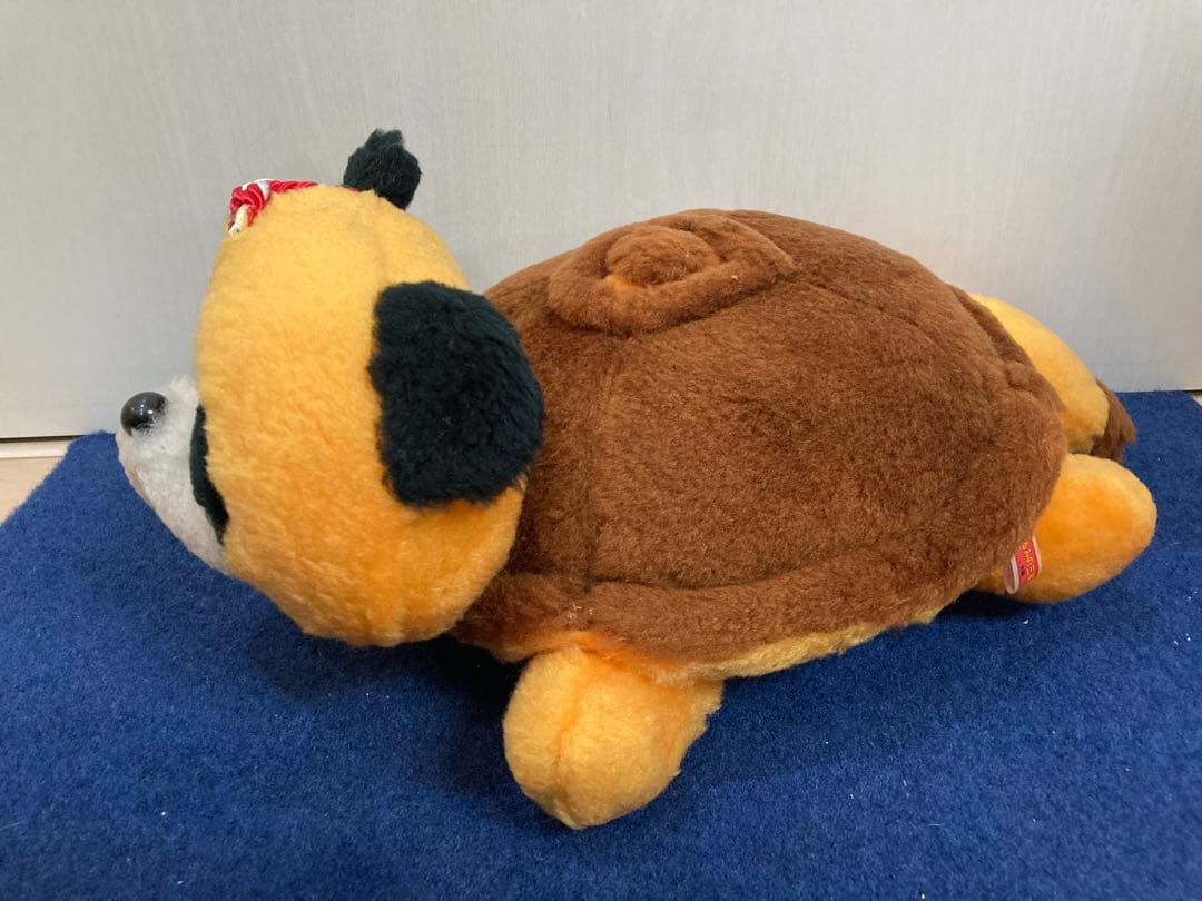 ぬいぐるみ　三英　たぬき　レトロ　当時物