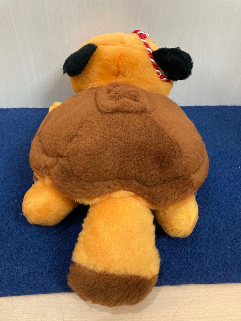 ぬいぐるみ　三英　たぬき　レトロ　当時物