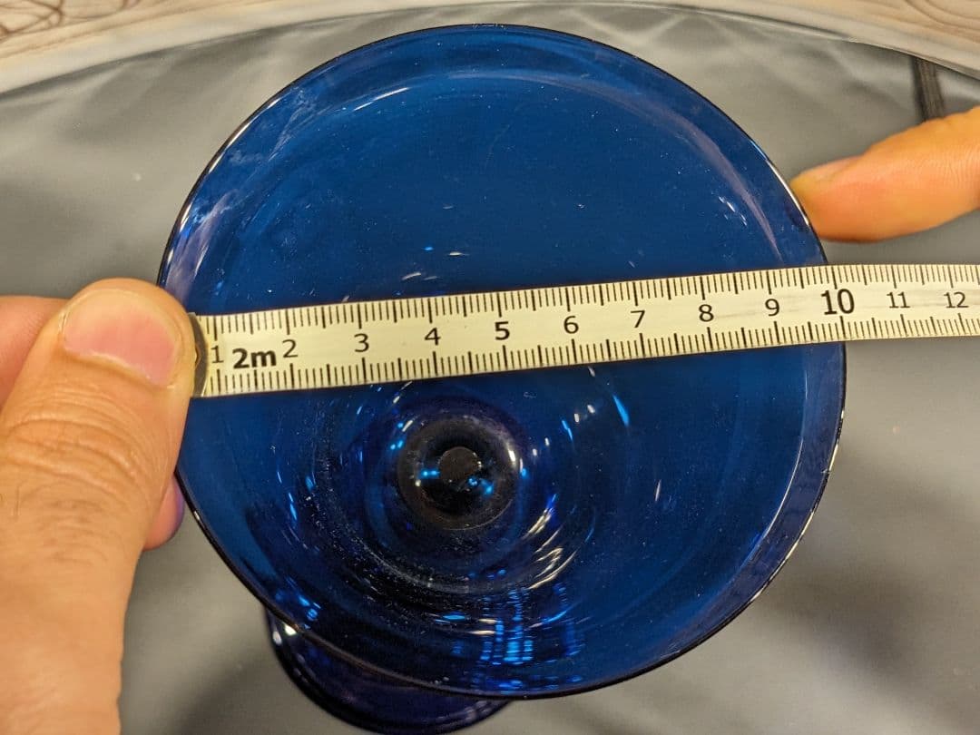 ベネチアンゴブレット-ブルーフルート-オリジナルムラーノグラス