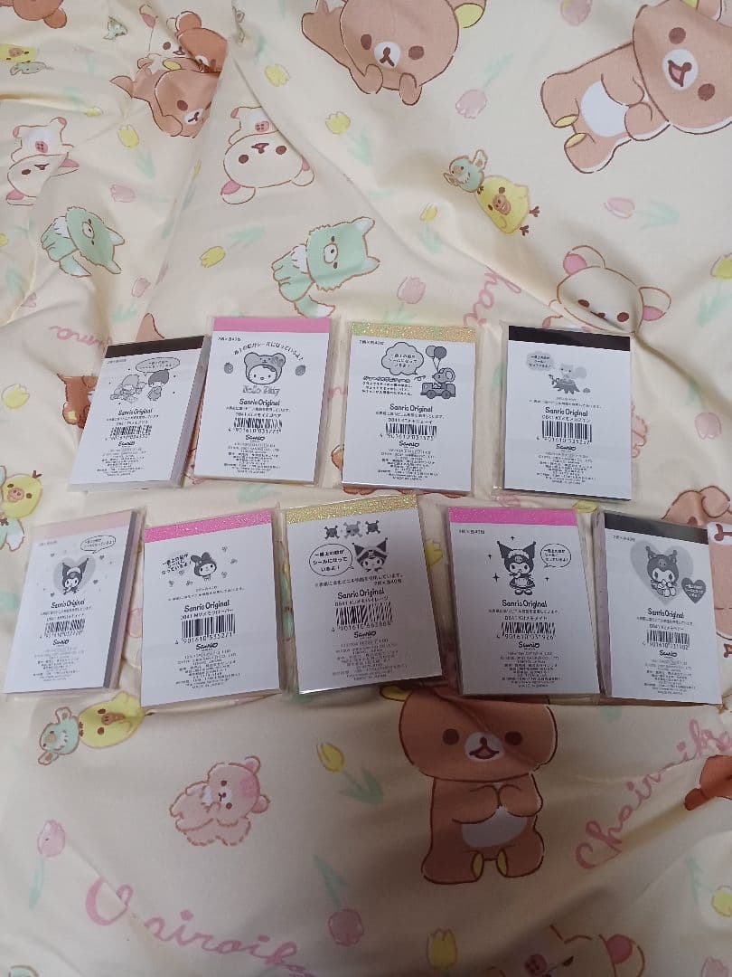 サンリオ　ミニメモ帳　9冊セット　ハローキティ等　平成レトロ　レトロサンリオ