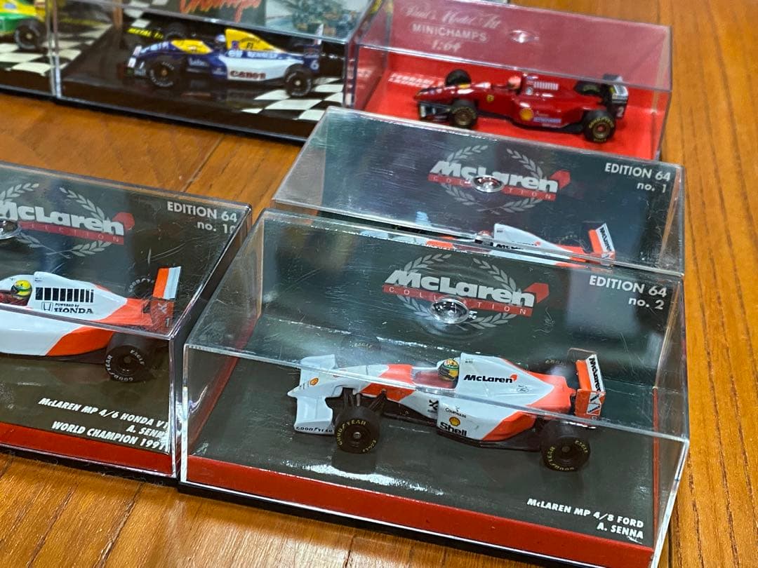ミニチャンプス 1/64 14台 F1 DTM セナ プロスト マクラーレン