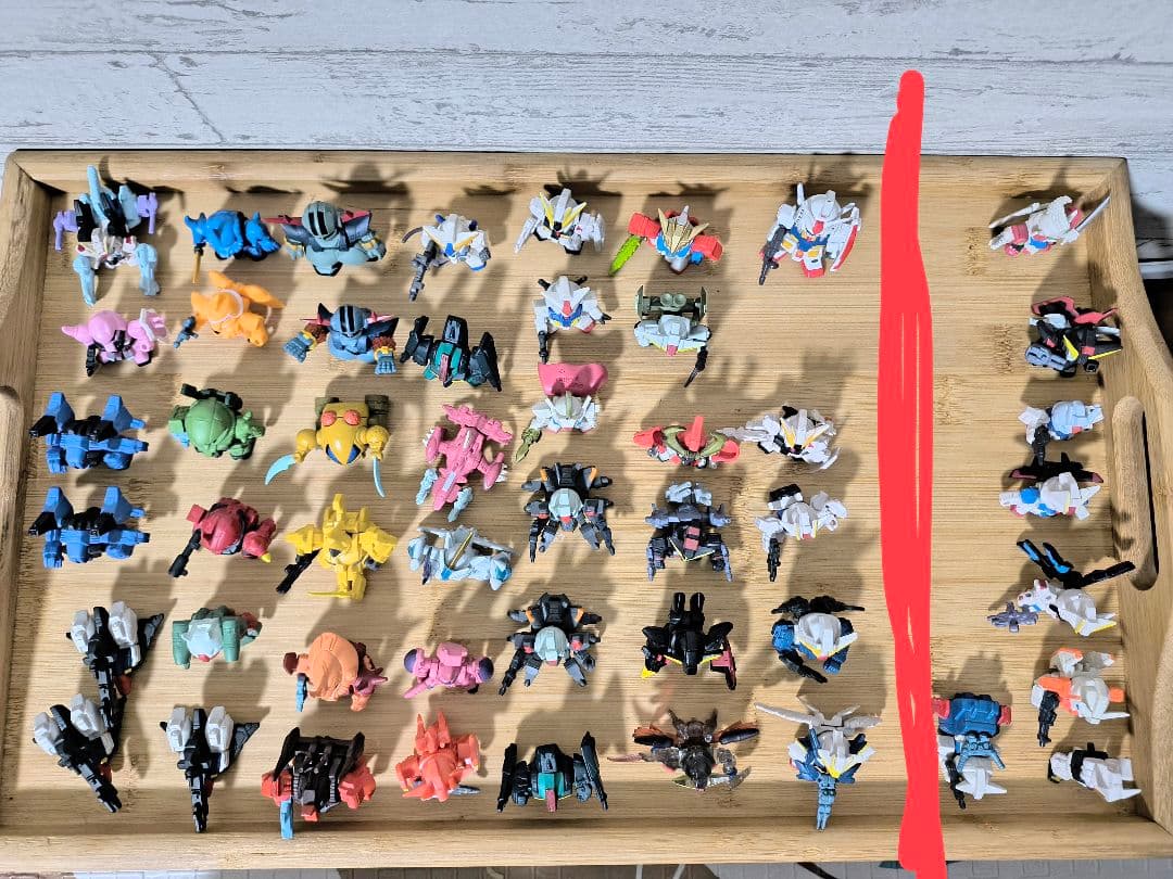 SDガンダムフルカラー全部で49体とパーツ