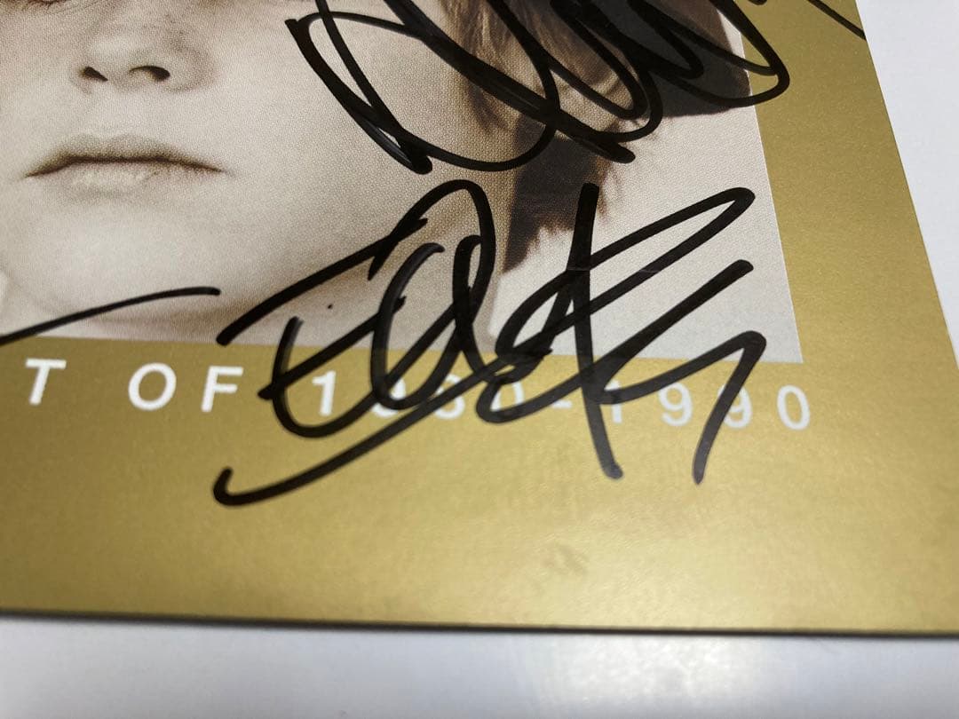 レア　u2 直筆サインCD BEST bono edge Larry adam