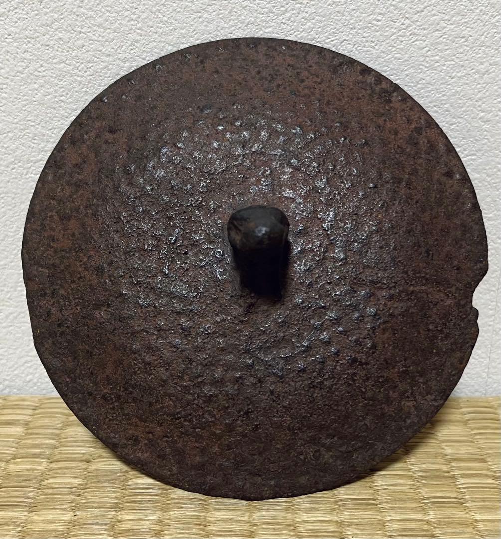 【時代】霰猿釜　古天明