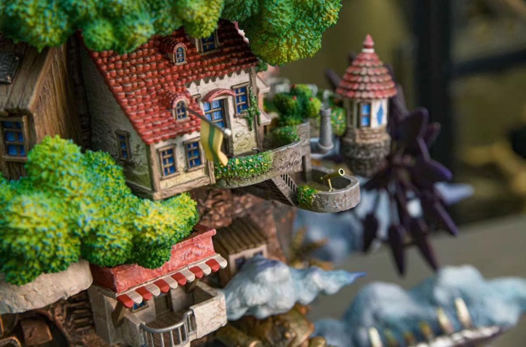 宮崎駿 映画 ハウルの動く城 彫刻フィギュア