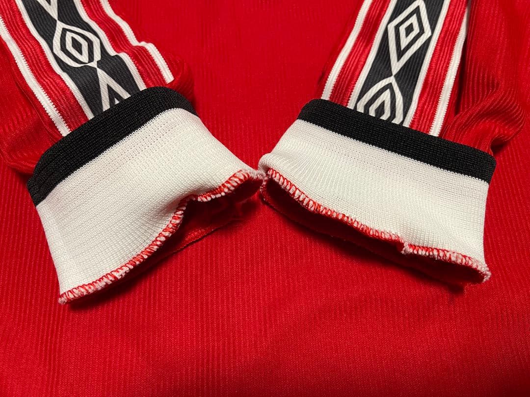 98-00 マンチェスターユナイテッド ホーム 長袖ユニフォーム XL