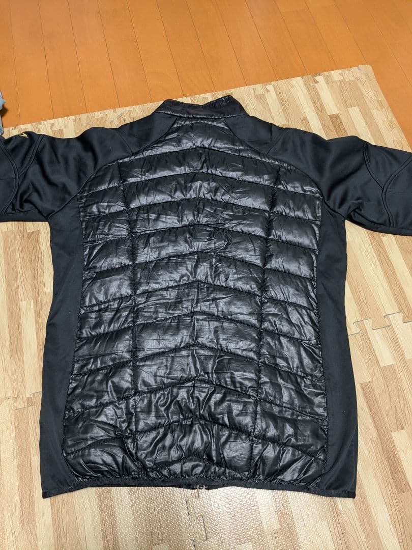 ミズノプロ　テックフィルジャケット　XO中綿入り ジャケット ブラック黒 野球