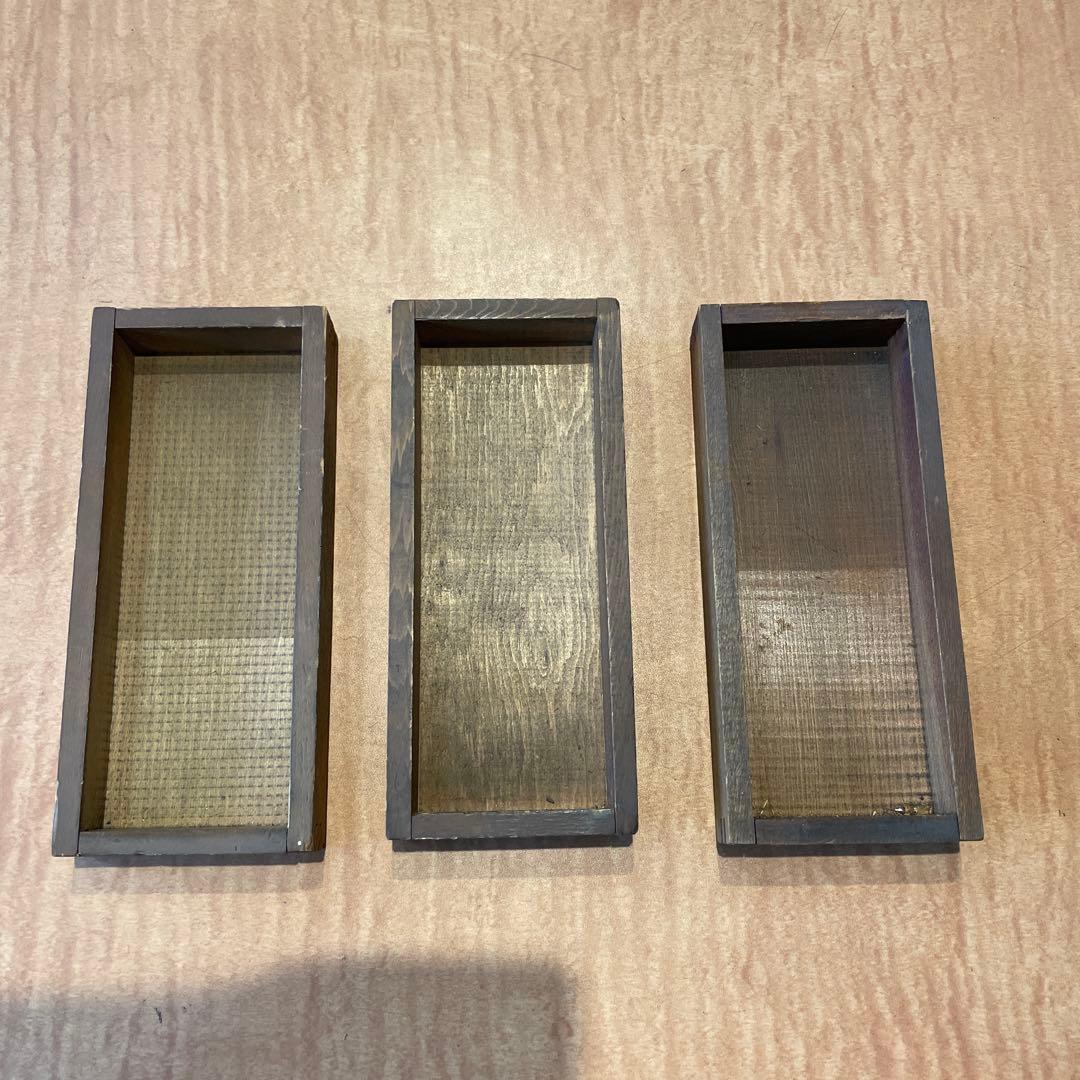 【再入荷】【珍しい小型】50-7/活版印刷所で使われていた小箱（文選箱）50枚