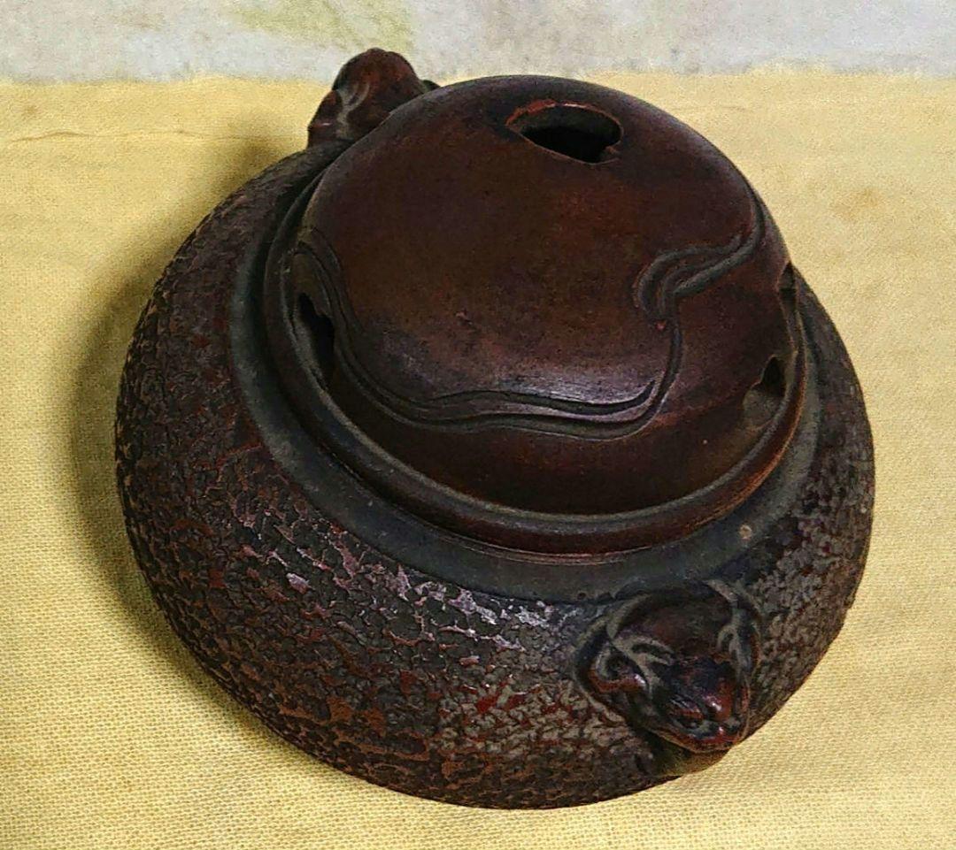 備前焼 香炉 木箱付き