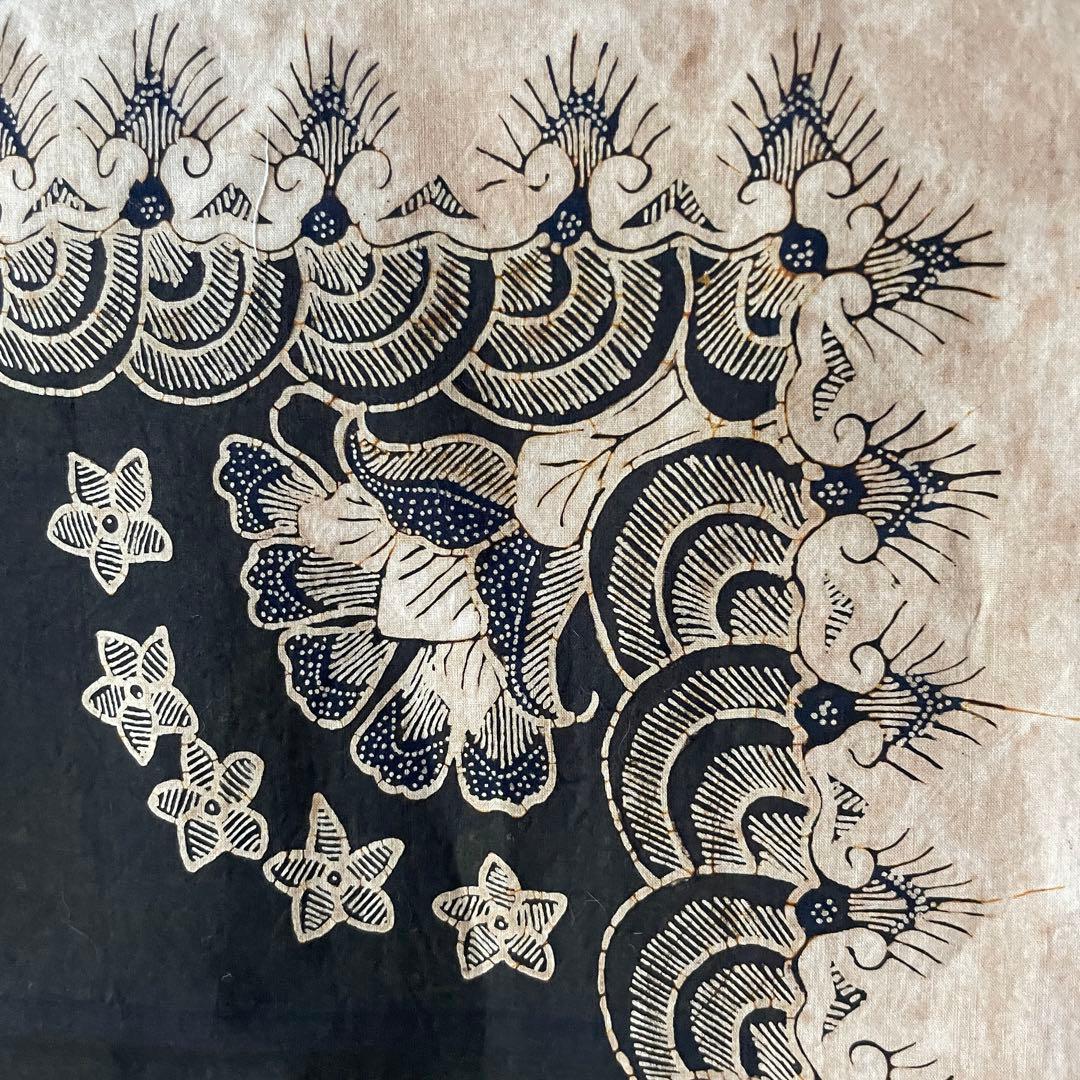 インドネシア　手描きバティック　ワヤン　アンティーク