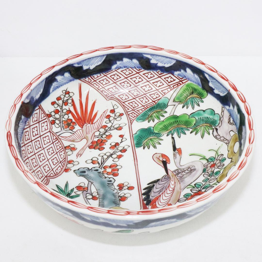 古伊万里　染付　金彩　鉢　5客セット　蛇の目高台