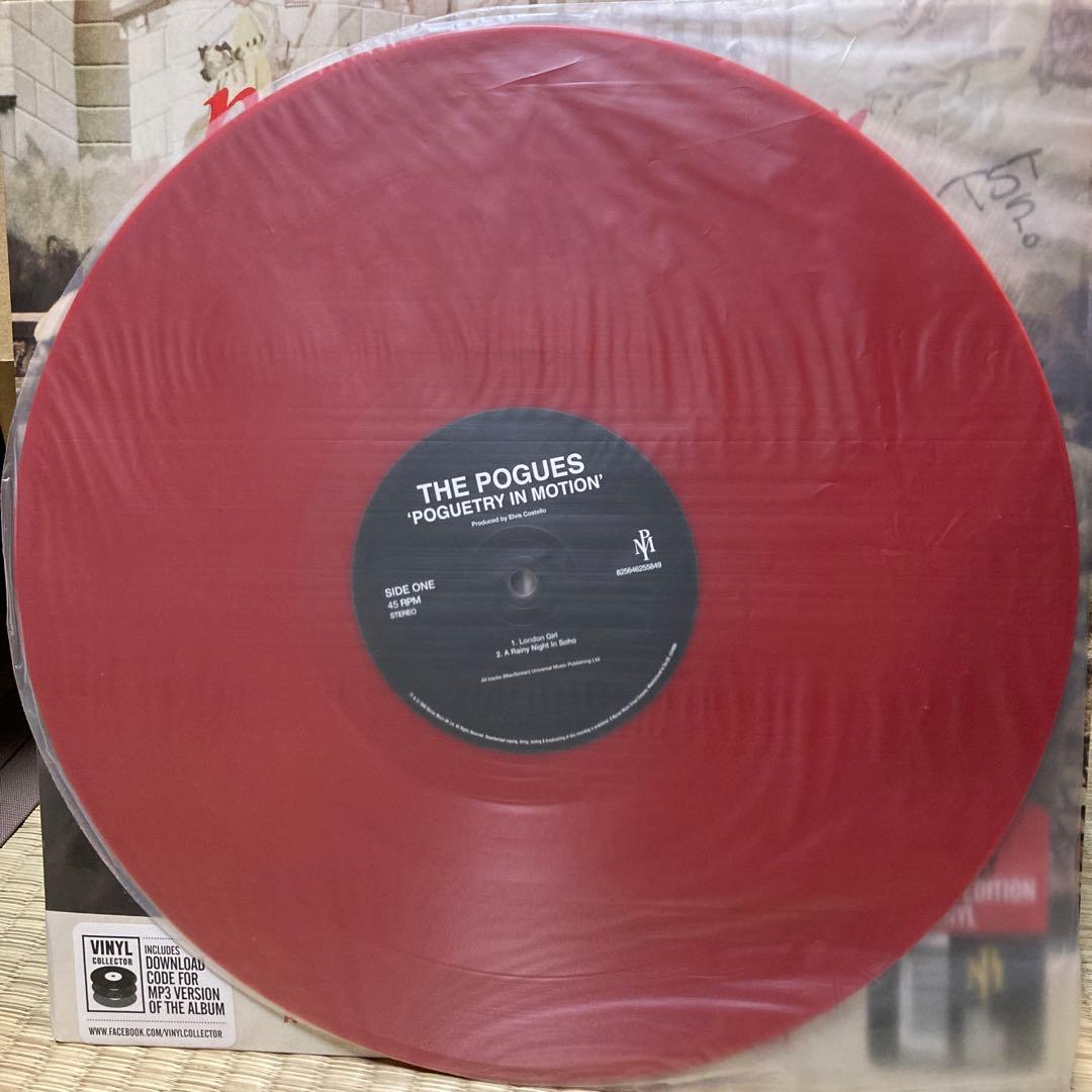激レア The Pogues Poguetry in Motion 限定赤色盤
