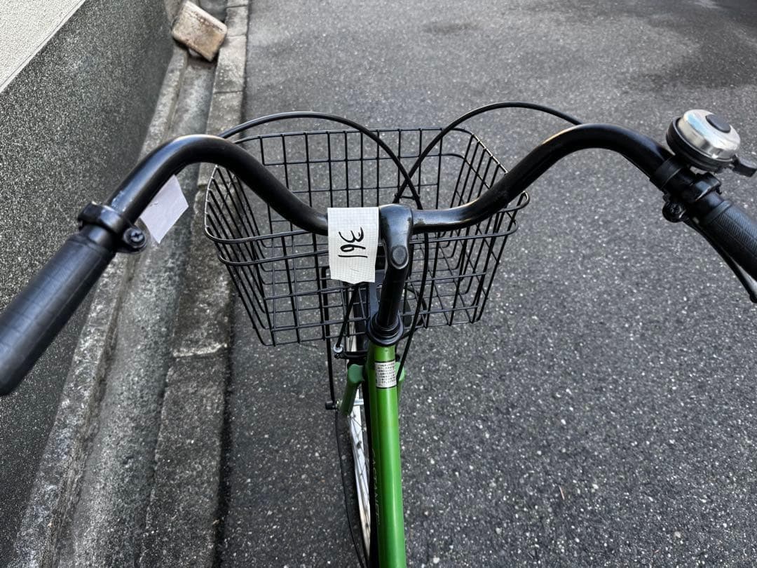 361番　全車両格安販売‼️ 26インチ シティサイクル　ママチャリ