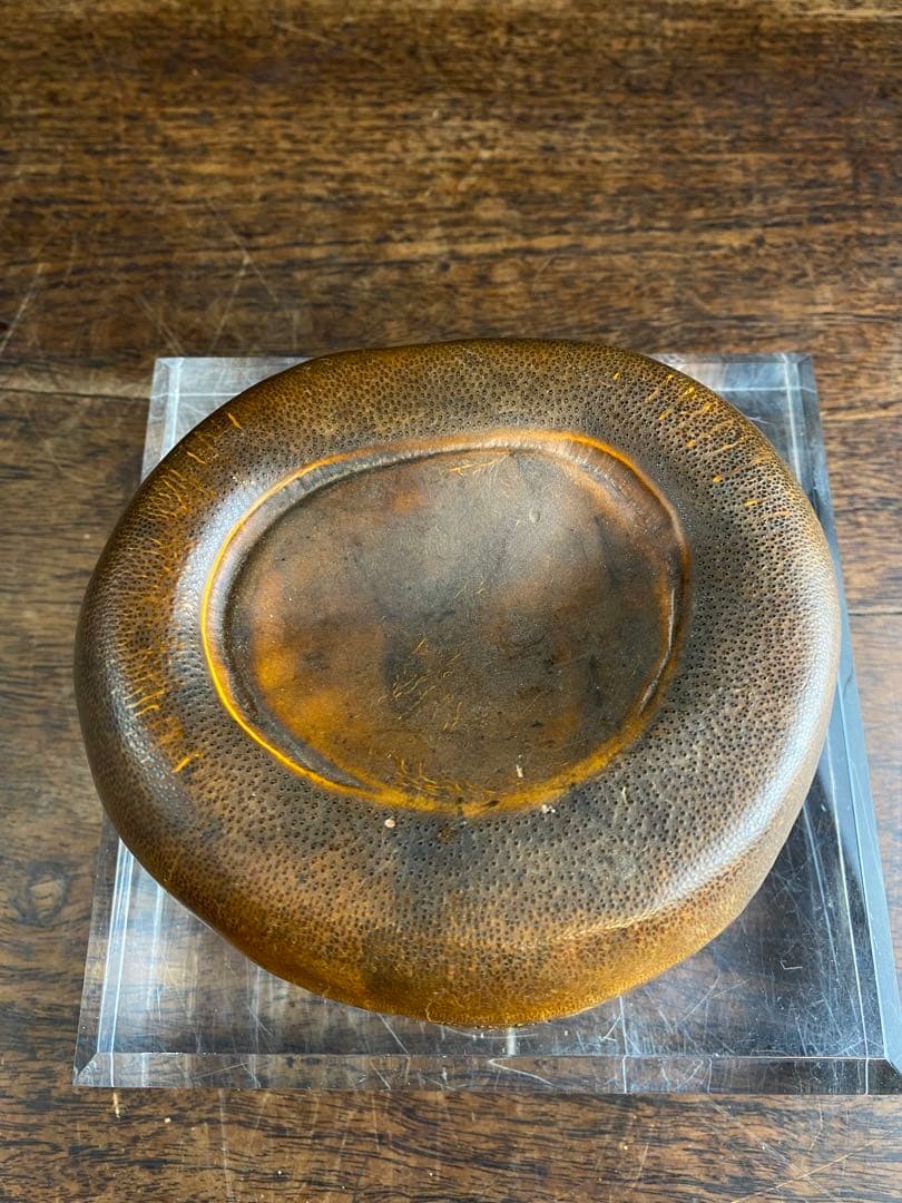 竹製灰皿　水滴　2個セット　木工　竹製品　古美術　骨董品