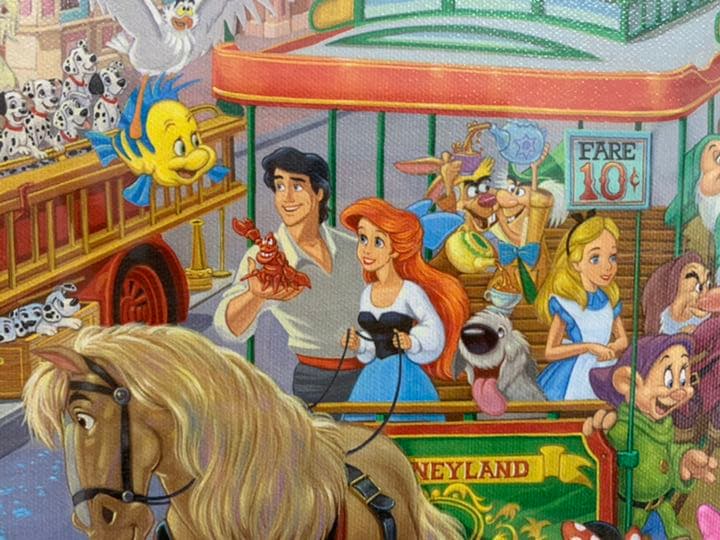 ディズニー　絵画　　プリンセス