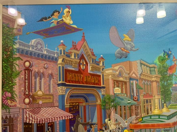 ディズニー　絵画　　プリンセス