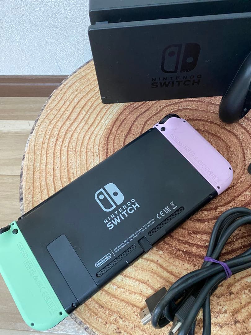 Nintendo Switch ニンテンドースイッチ本体　PNK/GRN 箱無し