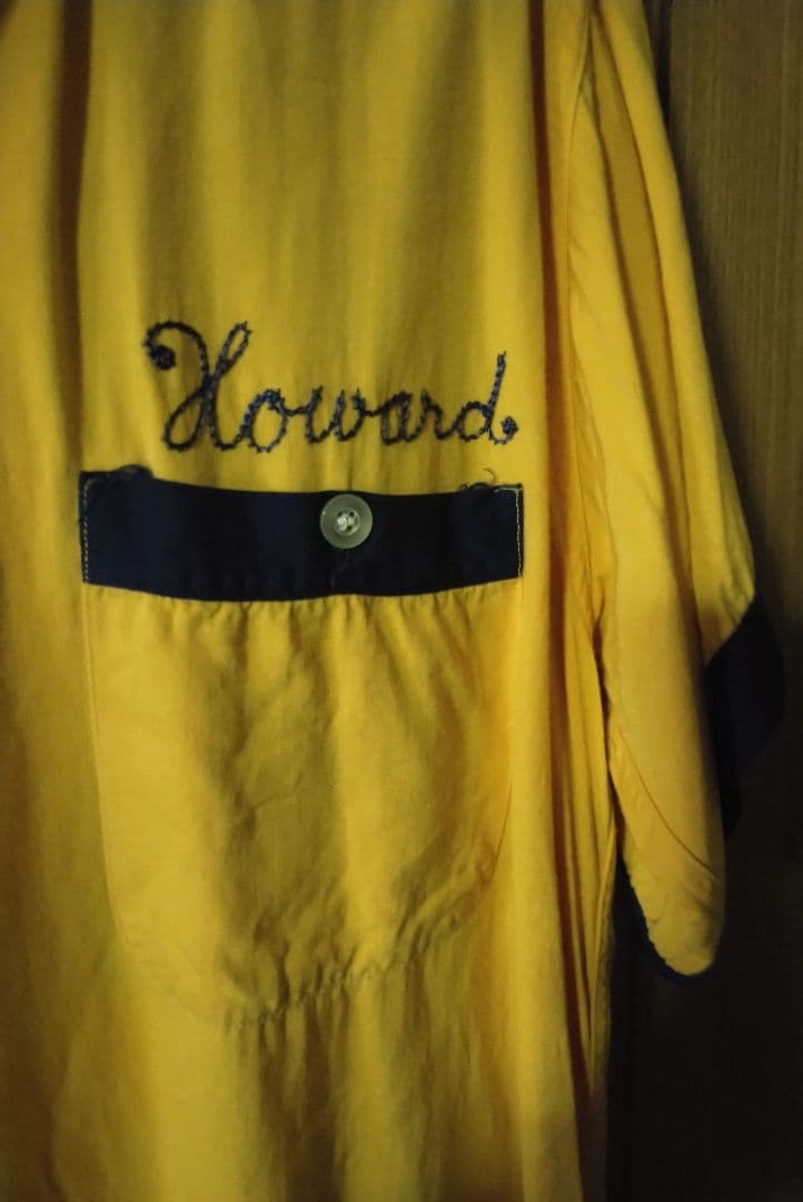 [希少50s] ボーリングシャツ Dunhill チェーンステッチ M相当