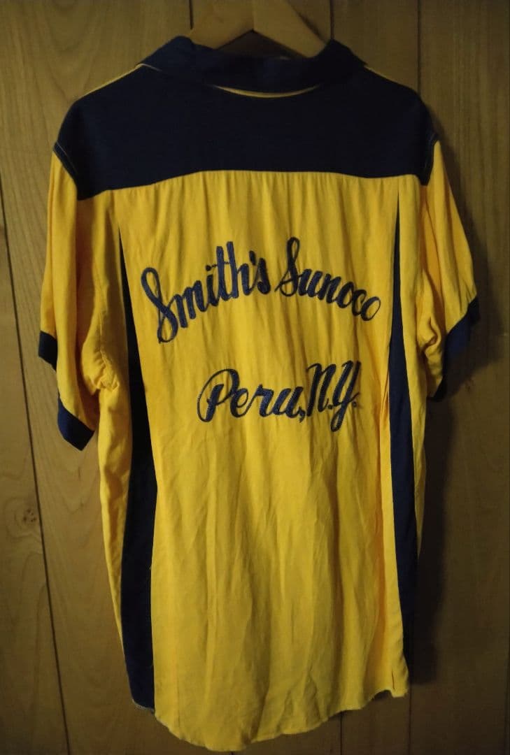 [希少50s] ボーリングシャツ Dunhill チェーンステッチ M相当