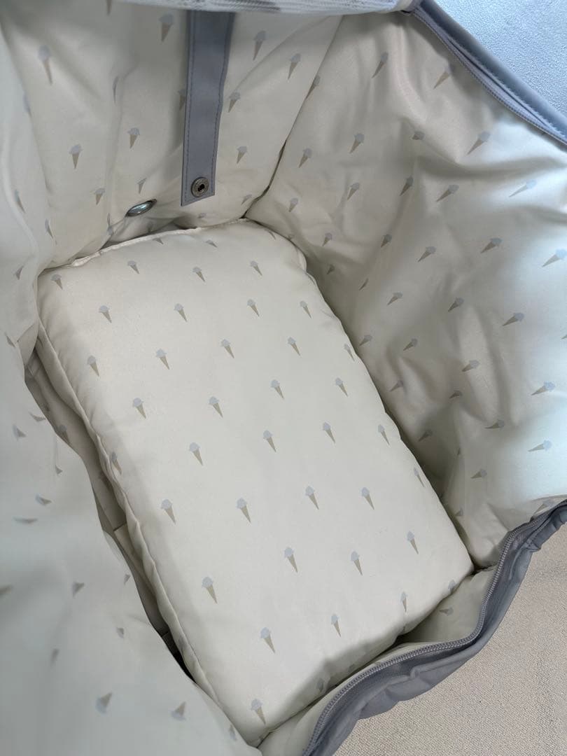 ジェラピケ　ジェラートピケ CAT&DOGミニサイズキャリーバッグ 犬 バック