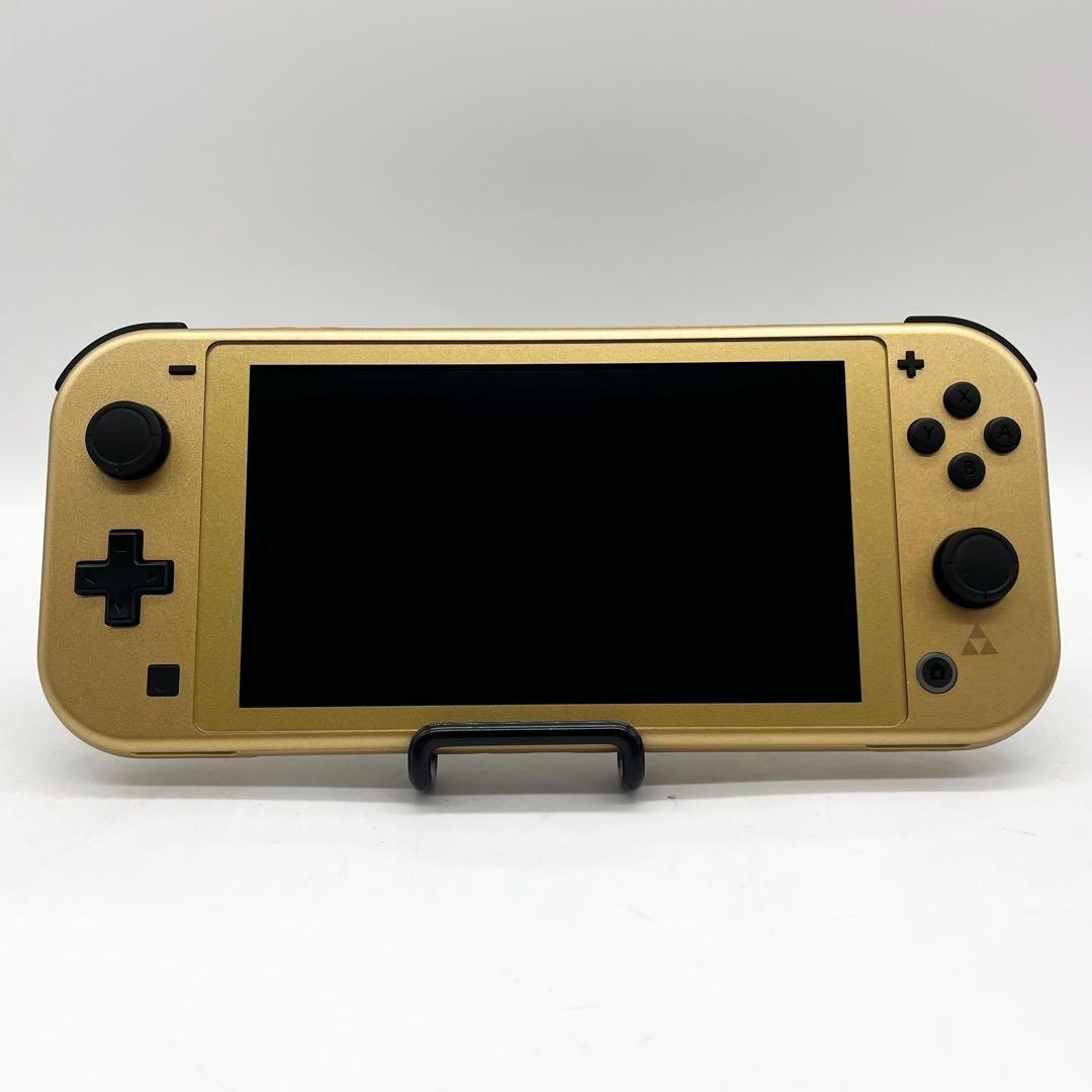 【美品・完品】Switch Lite ゴールド本体 ゼルダの伝説 ハイラルED