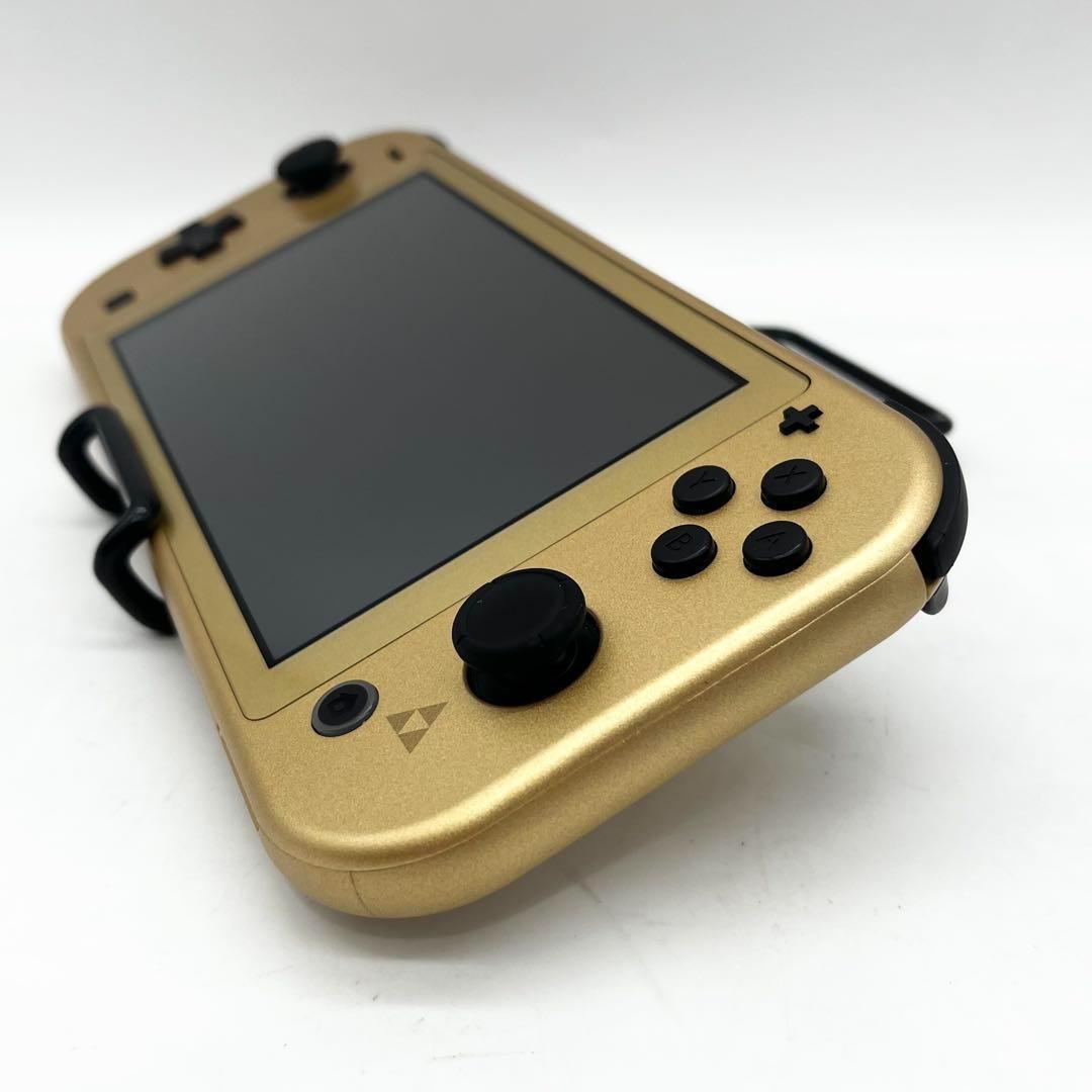 【美品・完品】Switch Lite ゴールド本体 ゼルダの伝説 ハイラルED