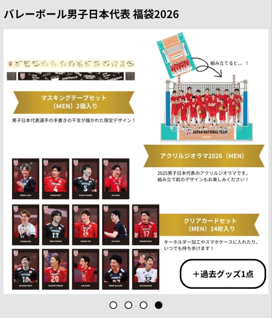 限定/男子バレー2025年グッズ7点セッ卜 山崎彰都直筆サイン付