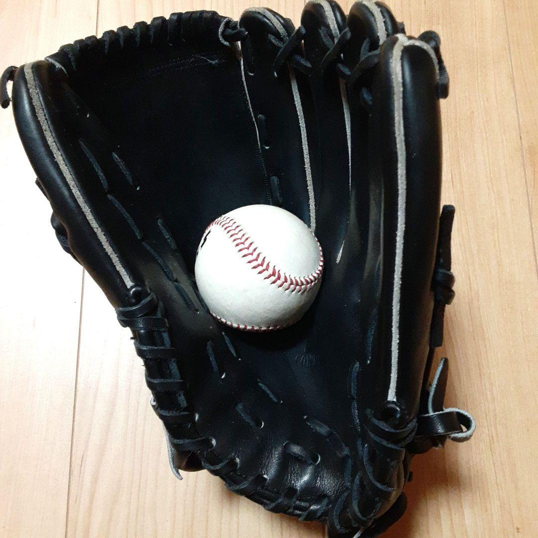 最終売り切り即戦力Atoms硬式投手用グローブ 黒