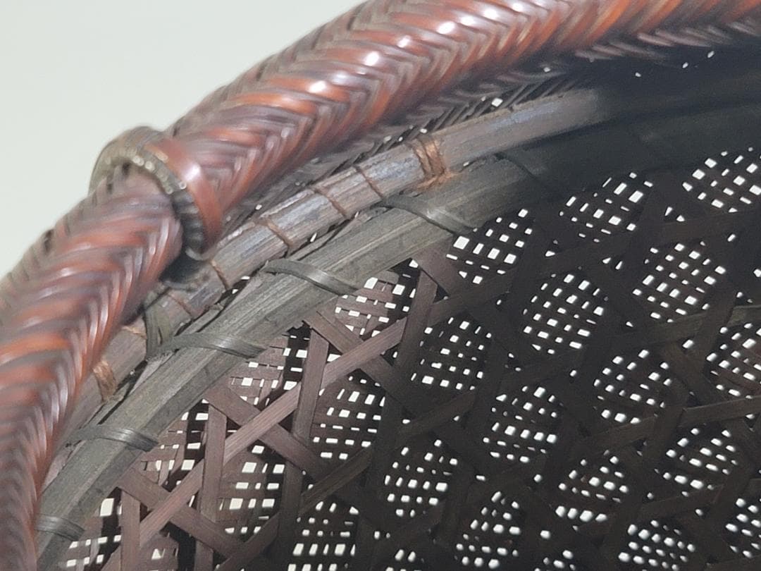 竹網 花籠 在銘 DT689