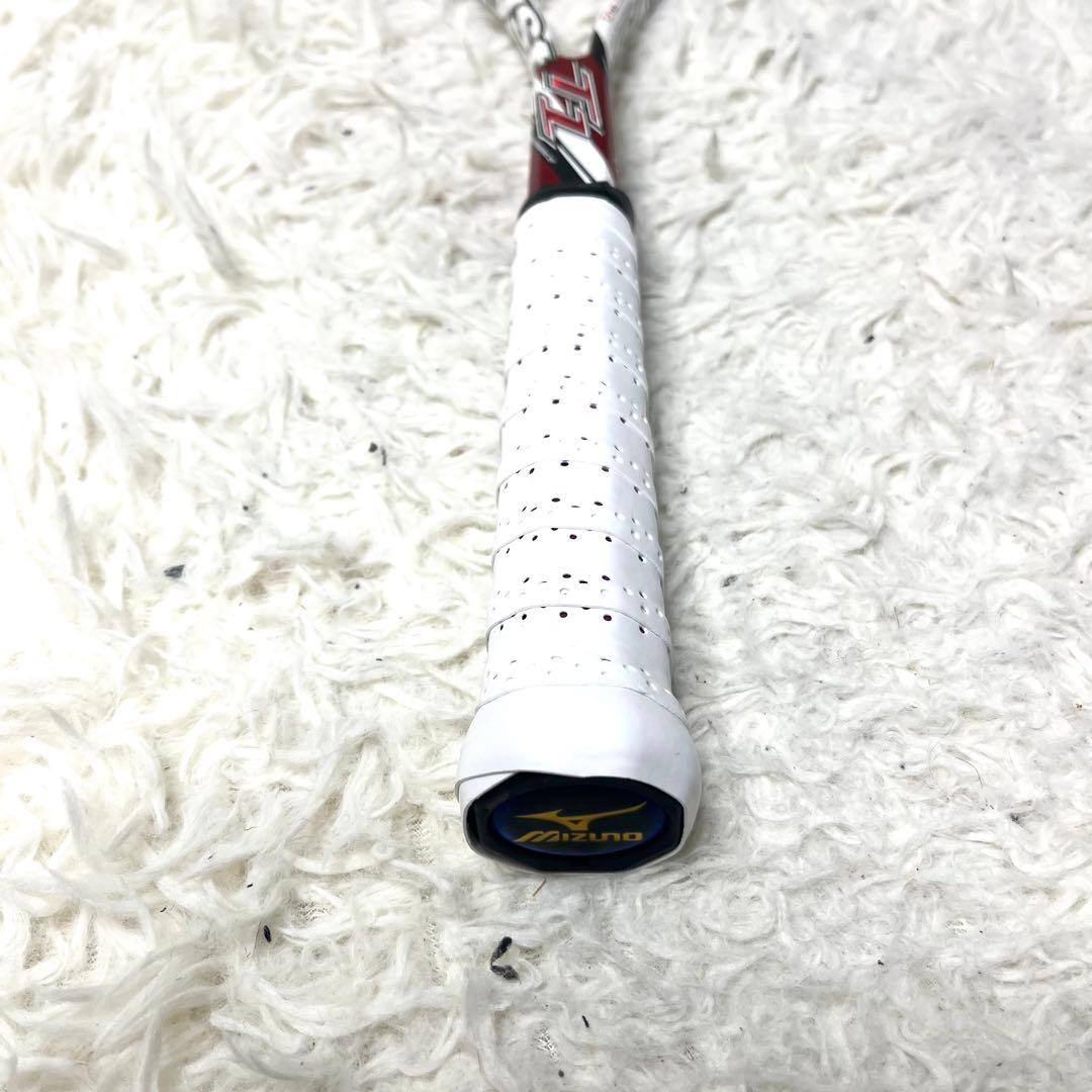 【美品】ミズノ XYST T1 0U 最終型 ソフトテニス ラケット レッド