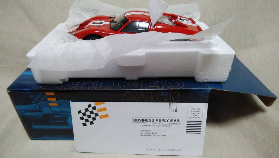 1/18 エグゾト RLG18044 フォード GT40 MkⅡ #3