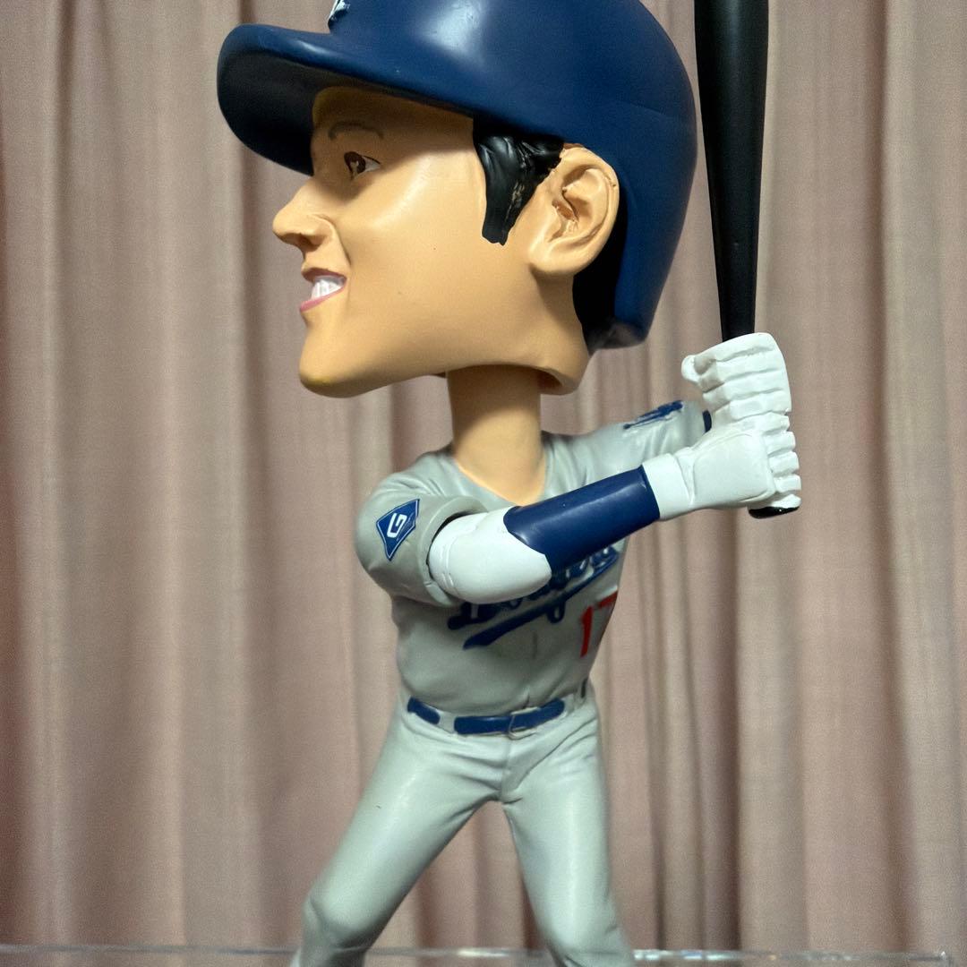 レア品大谷翔平 ボブルヘッドフィギュア球場配布品グレーユニフォーム