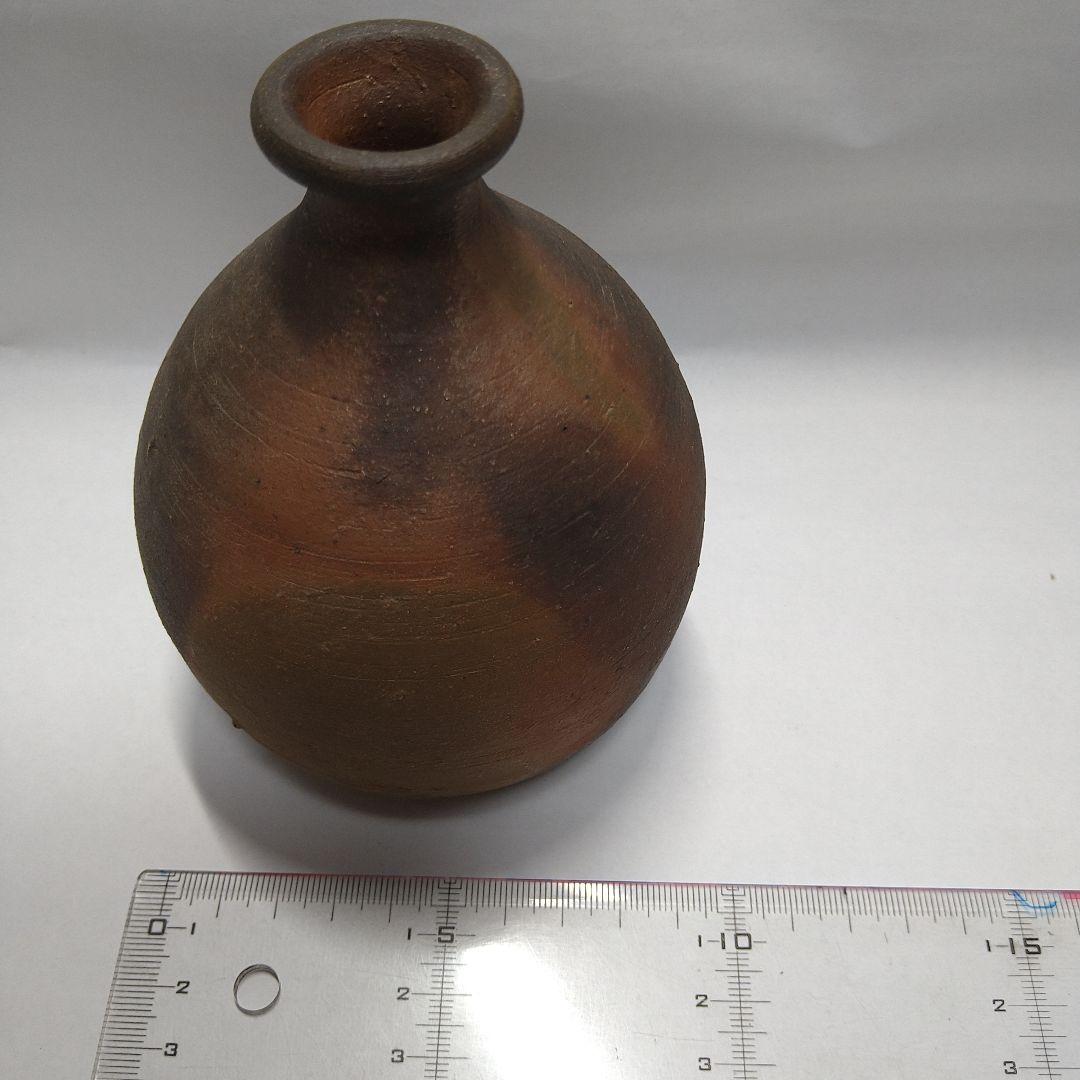 藤原雄　備前焼　徳利　３客