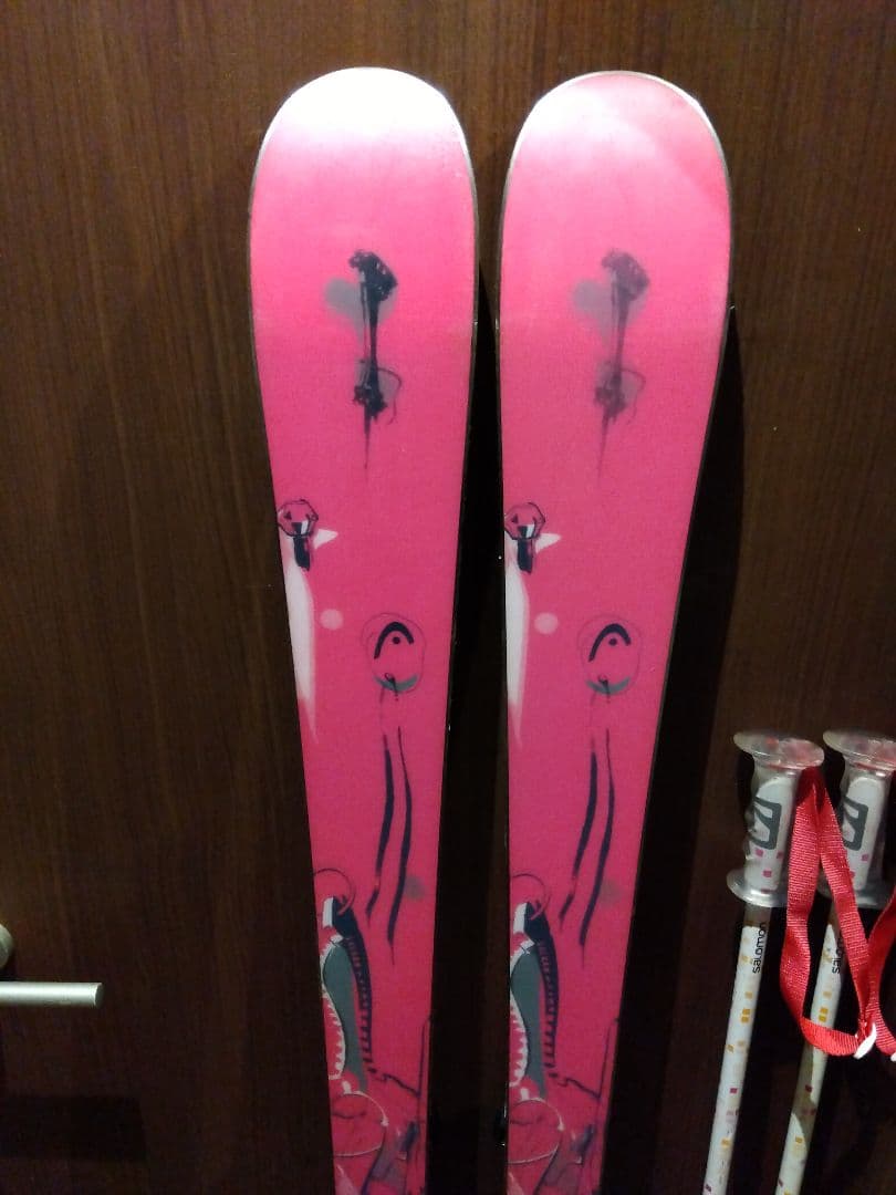 高級【ハイエンド】HEAD レディース用 スキーセット メンテ・WAX済み✔