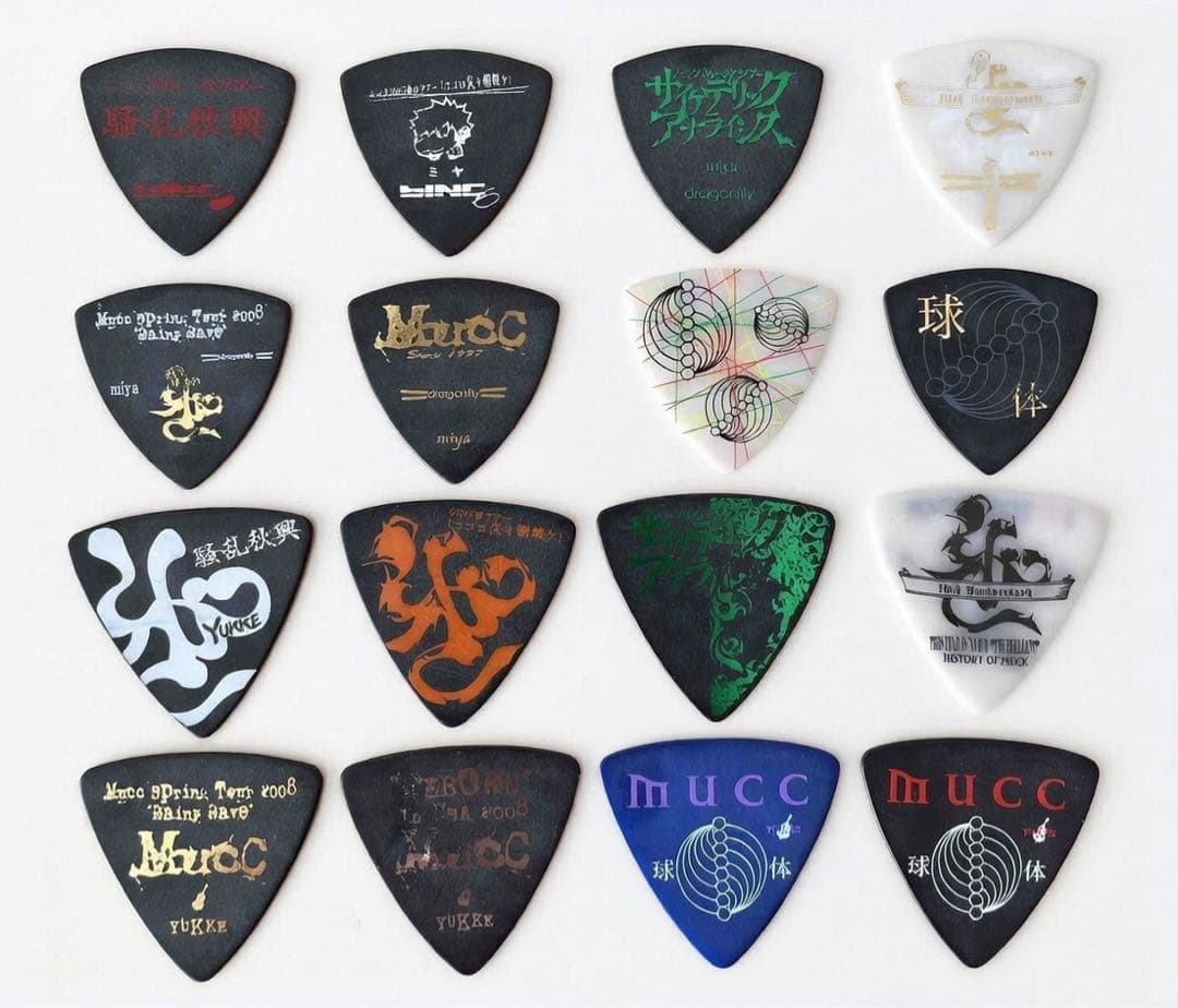 MUCC ムック ピック 16枚セット ヴィジュアル系 バンド 邦楽 密室系