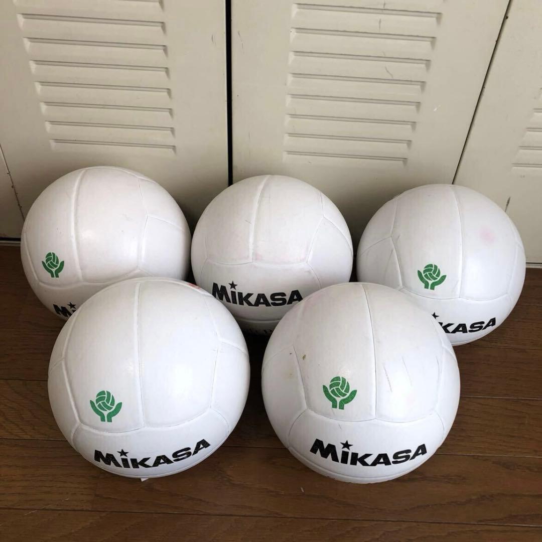 中古 ミカサ バレーボール 4号球MVP400MAL5球 合計5球セット