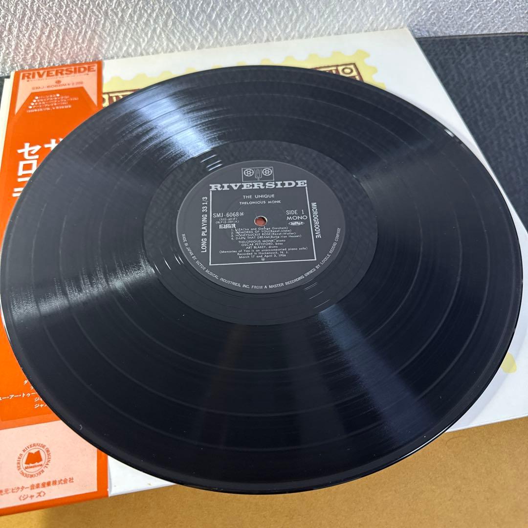 LP12inJAZZ国内盤セロニアスモンク他全3枚 盤ジャケ帯解説良好
