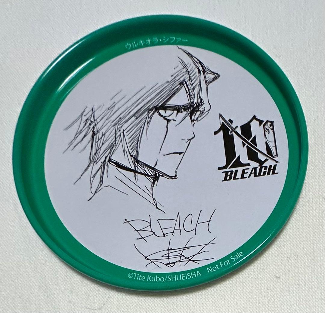 BLEACH　10周年　缶コースター　グリムジョー、ウルキオラ、ギン、剣八セット