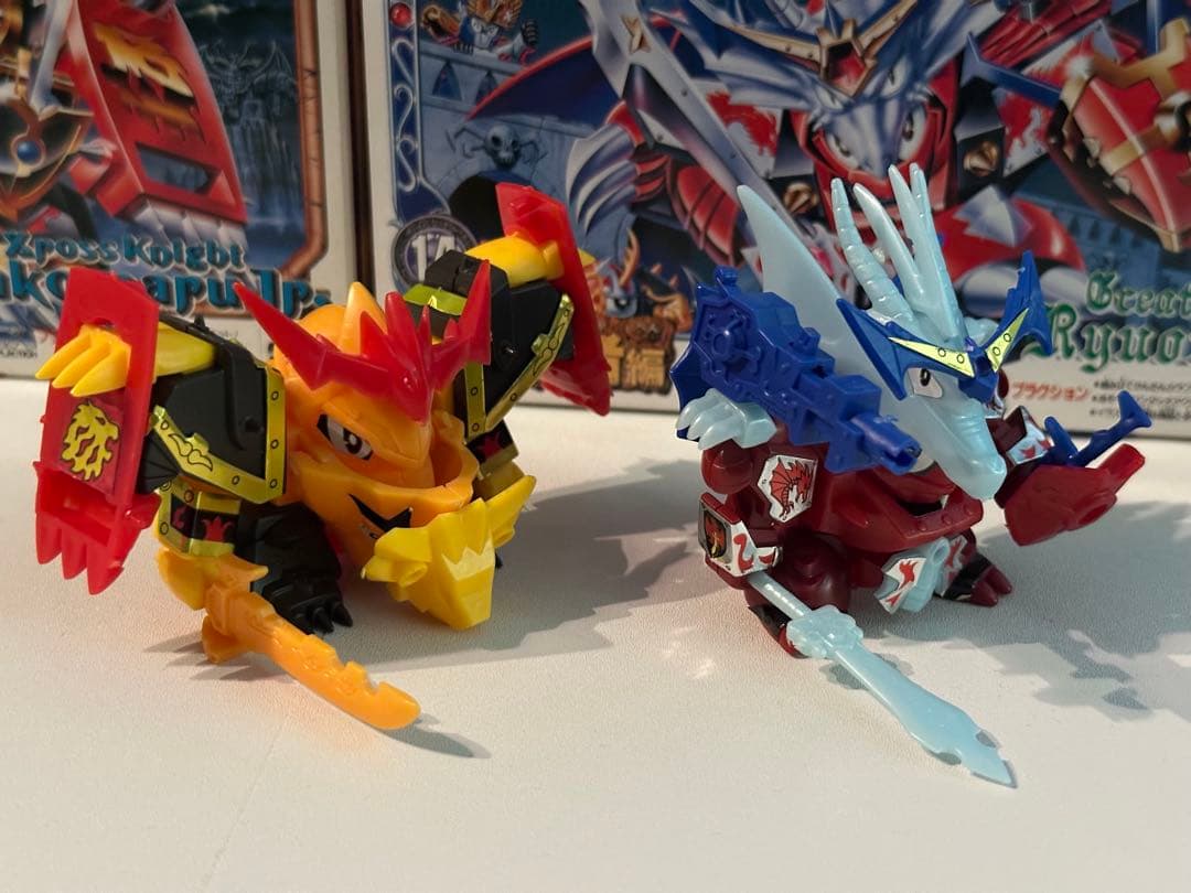 パロ伝　グレートドラゴン龍王丸、クロスナイト邪虎丸　Jr.