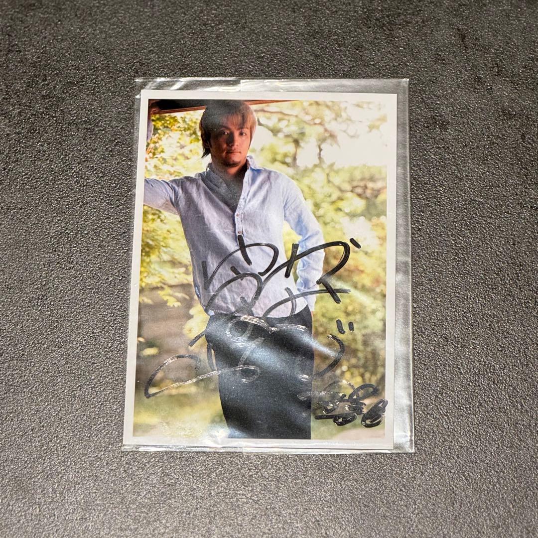 上地雄輔　遊助　生写真　直筆サイン