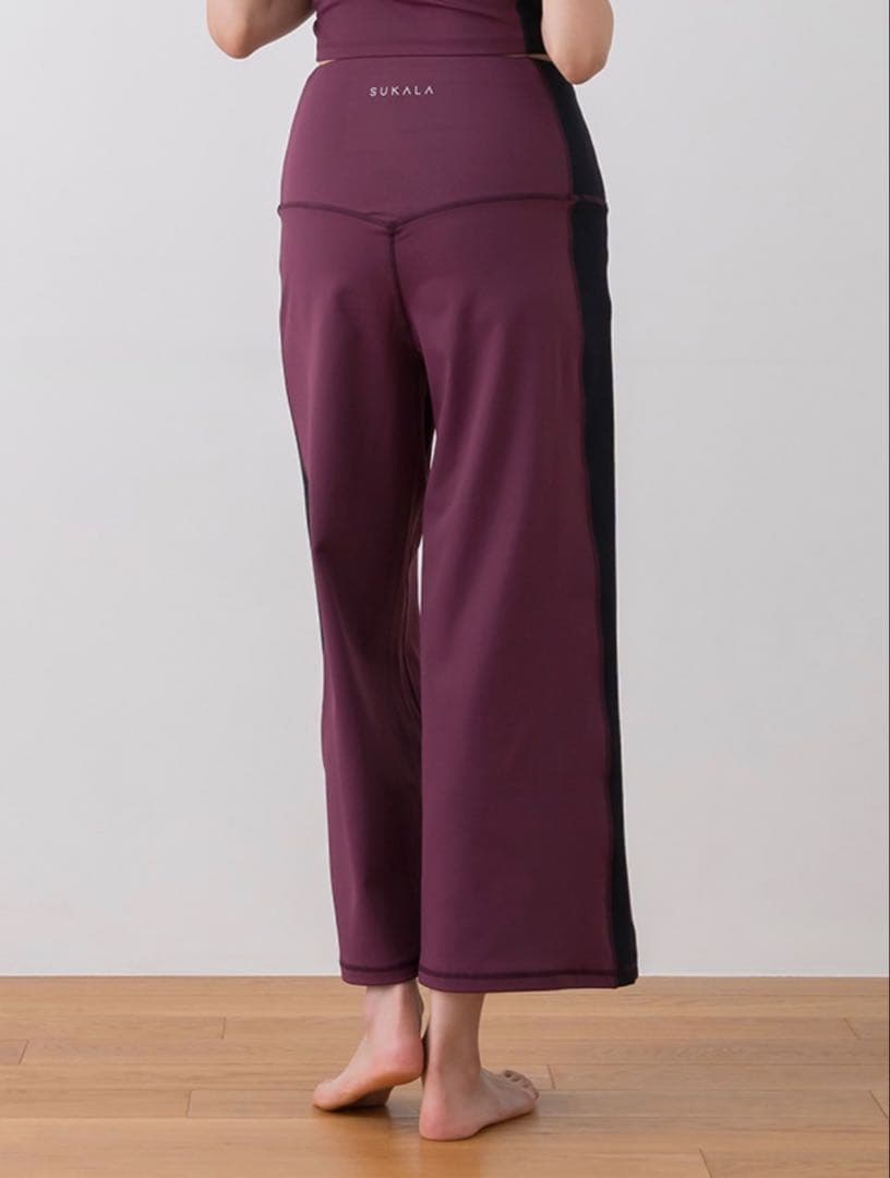 【SUKALA 】ヨガウェアセット Mタンクトップとワイドパンツ