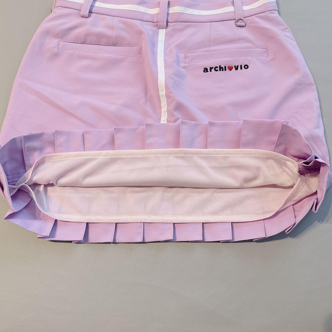 未使用級✨アルチビオ ゴルフスカート 40 薄紫 40 定価36300円