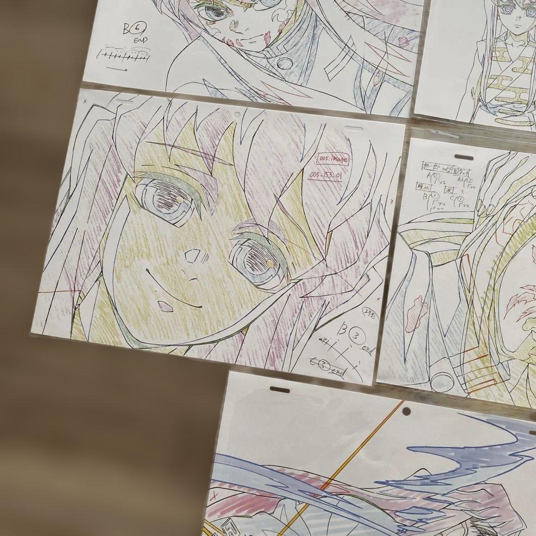 鬼滅の刃　時透無一郎　複製原画　8枚セット