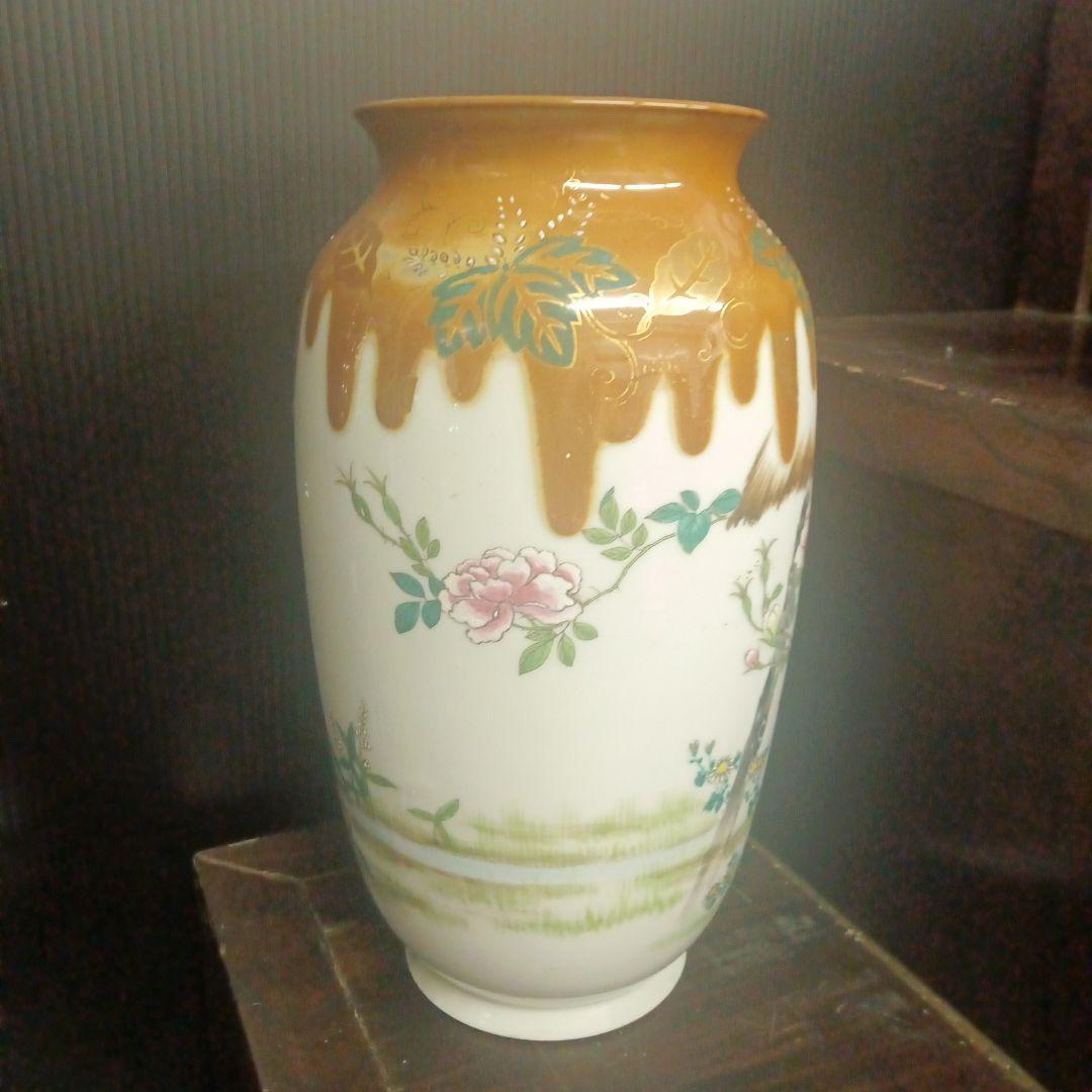 ごはんまま　明治時代　里帰り　瀬戸焼　川本枡吉　花瓶