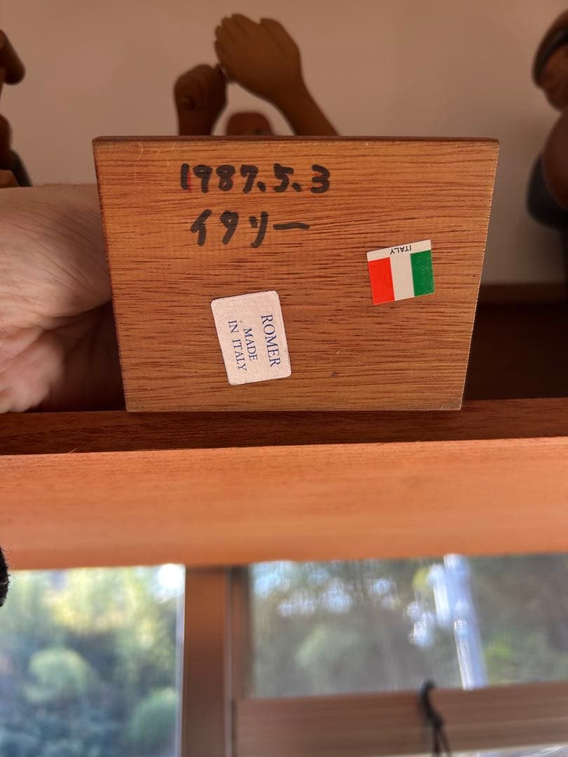 イタリア　ROMER 木製人形　カーペンター