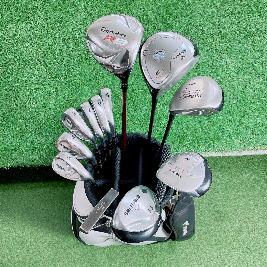 テーラーメイド R9 メンズ 初心者　ゴルフクラブ セット 12本 N2431