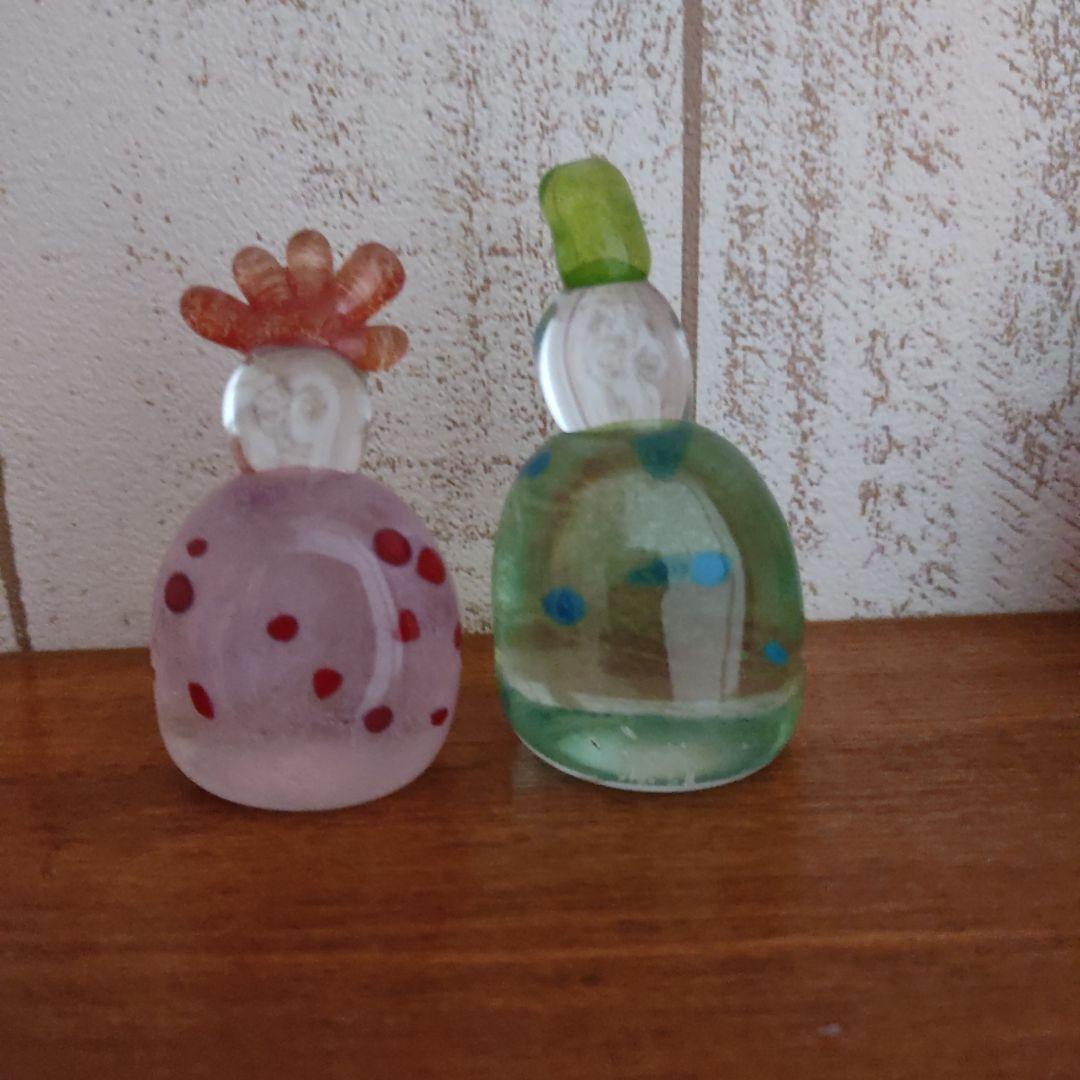 ハンドメイド　ガラスのお雛様