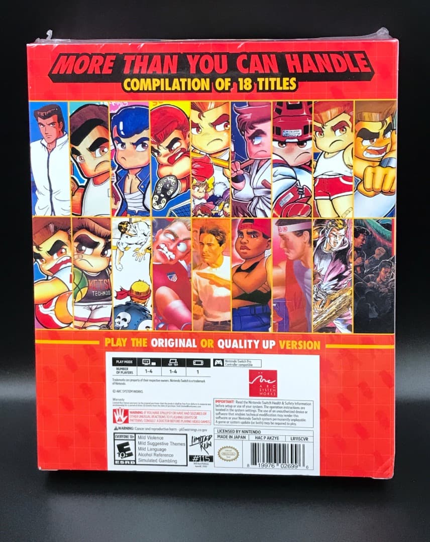 ダブルドラゴン＆くにおくん スィッチ 18タイトル収録 限定版