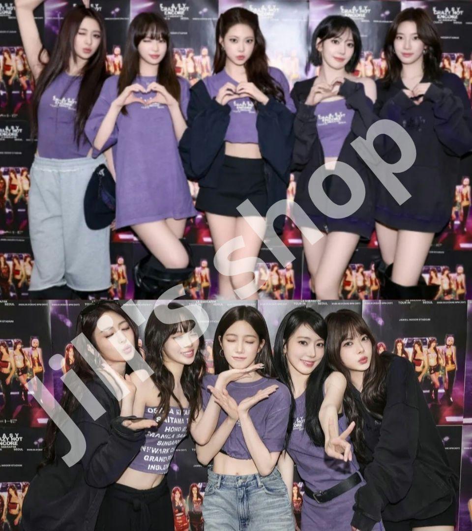 ルセラフィム ソウルコン Tour Routing T-shirt Tシャツ M